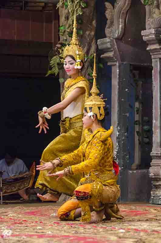 43 - Camboya - Siem Reap - danzas tradicionales
